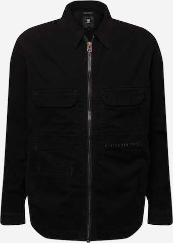 G-Star RAW Regular fit Button Up Shirt in Black: front