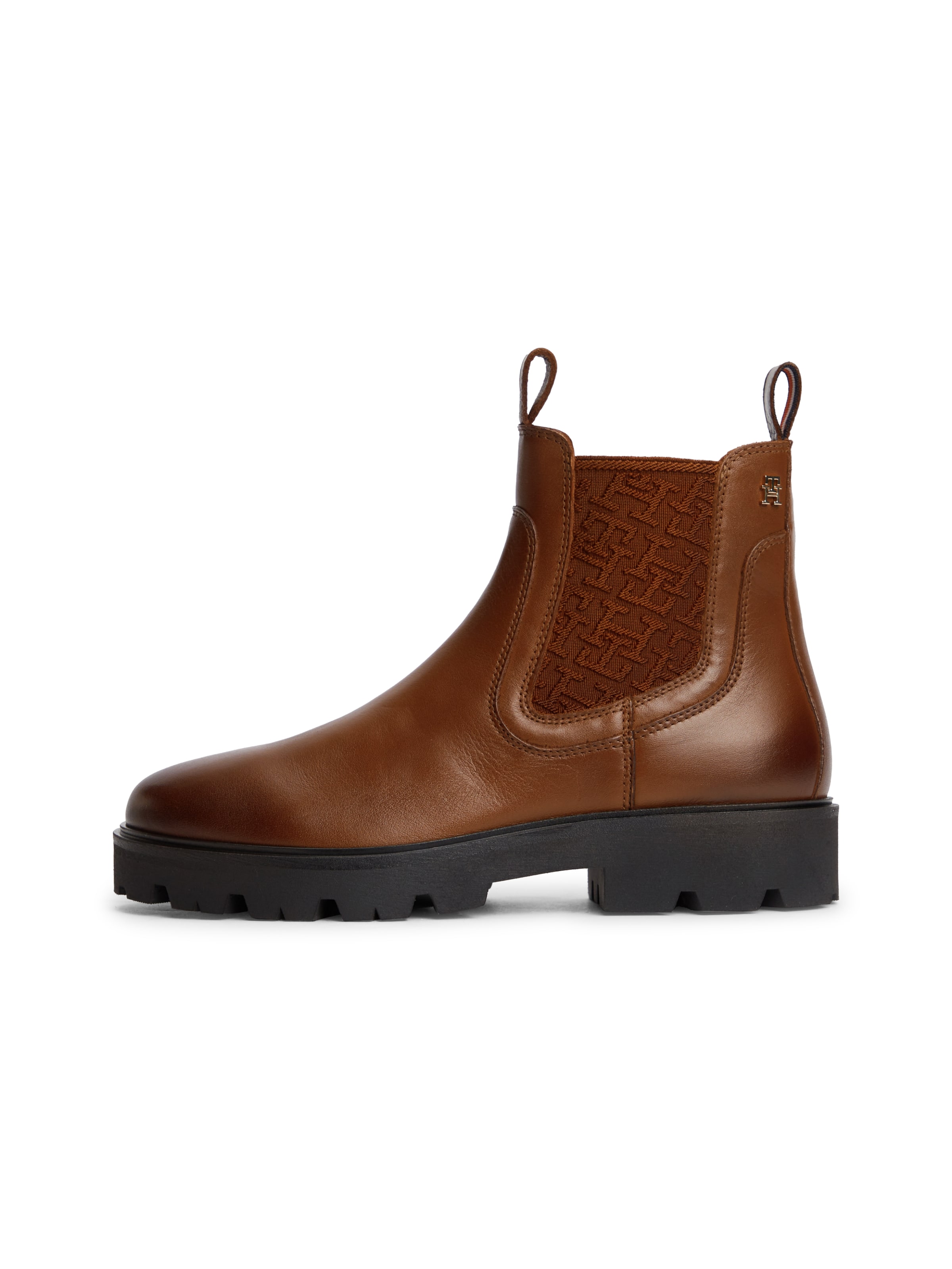 TOMMY HILFIGER Chelsea boots in Bruin: voorkant