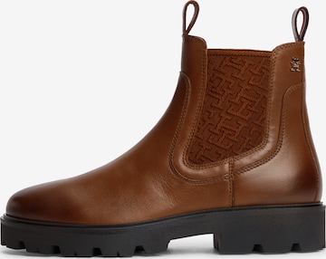 Boots chelsea di TOMMY HILFIGER in marrone: frontale