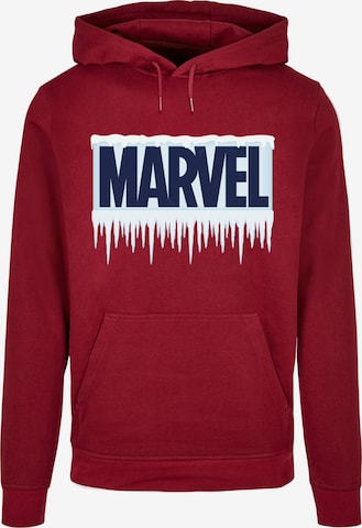 ABSOLUTE CULT Sweatshirt 'Marvel - Icicle' in Rood: voorkant