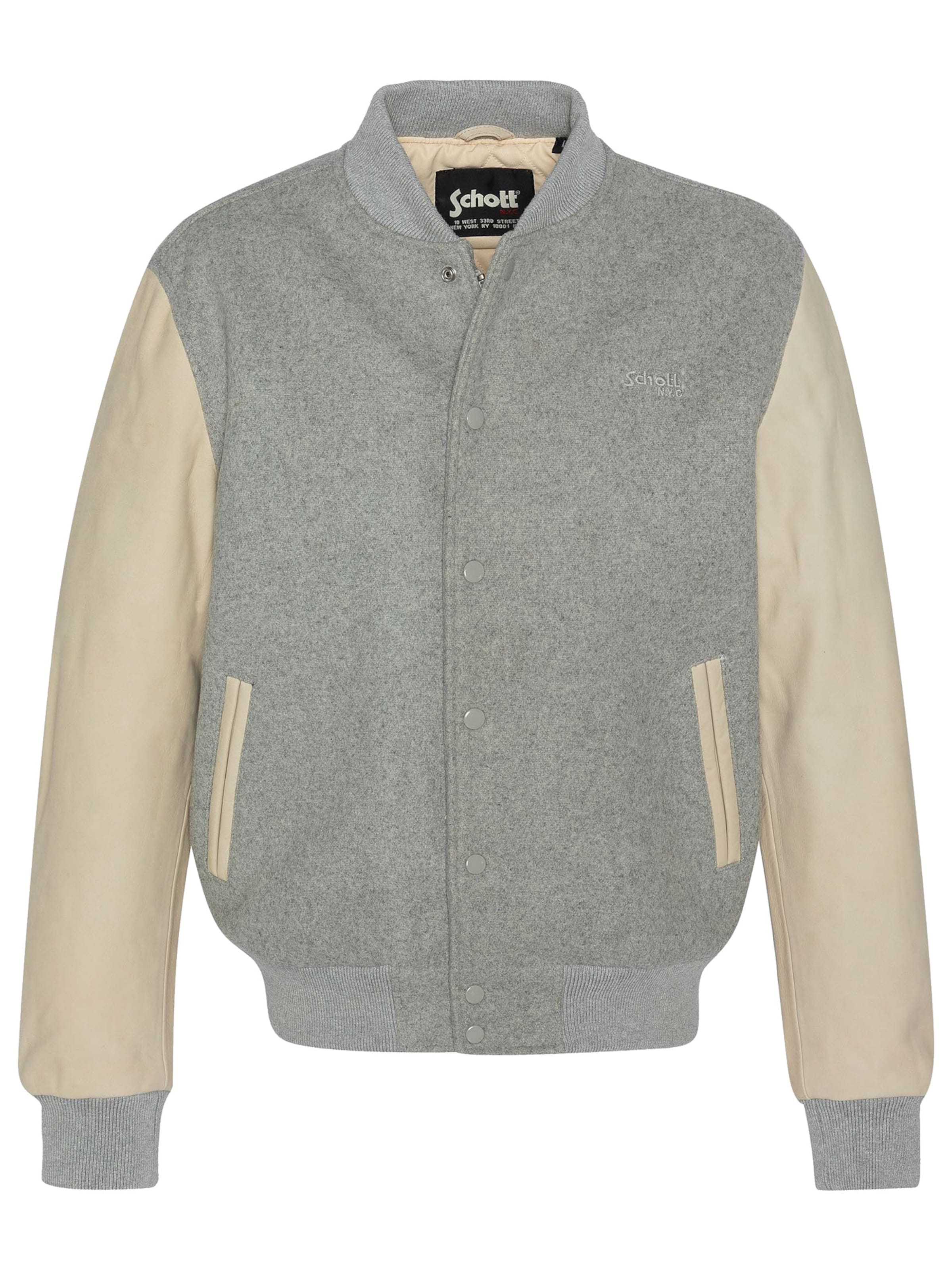 Schott NYC Between-season jacket 'Lcusa' in Grey: front