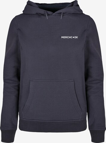 Merchcode Sweatshirt 'Break The Rules' in Blue: front