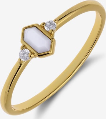Lucardi Ring in Gold: Vorderseite
