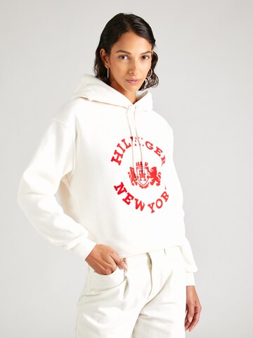 Sweat-shirt TOMMY HILFIGER en blanc : devant