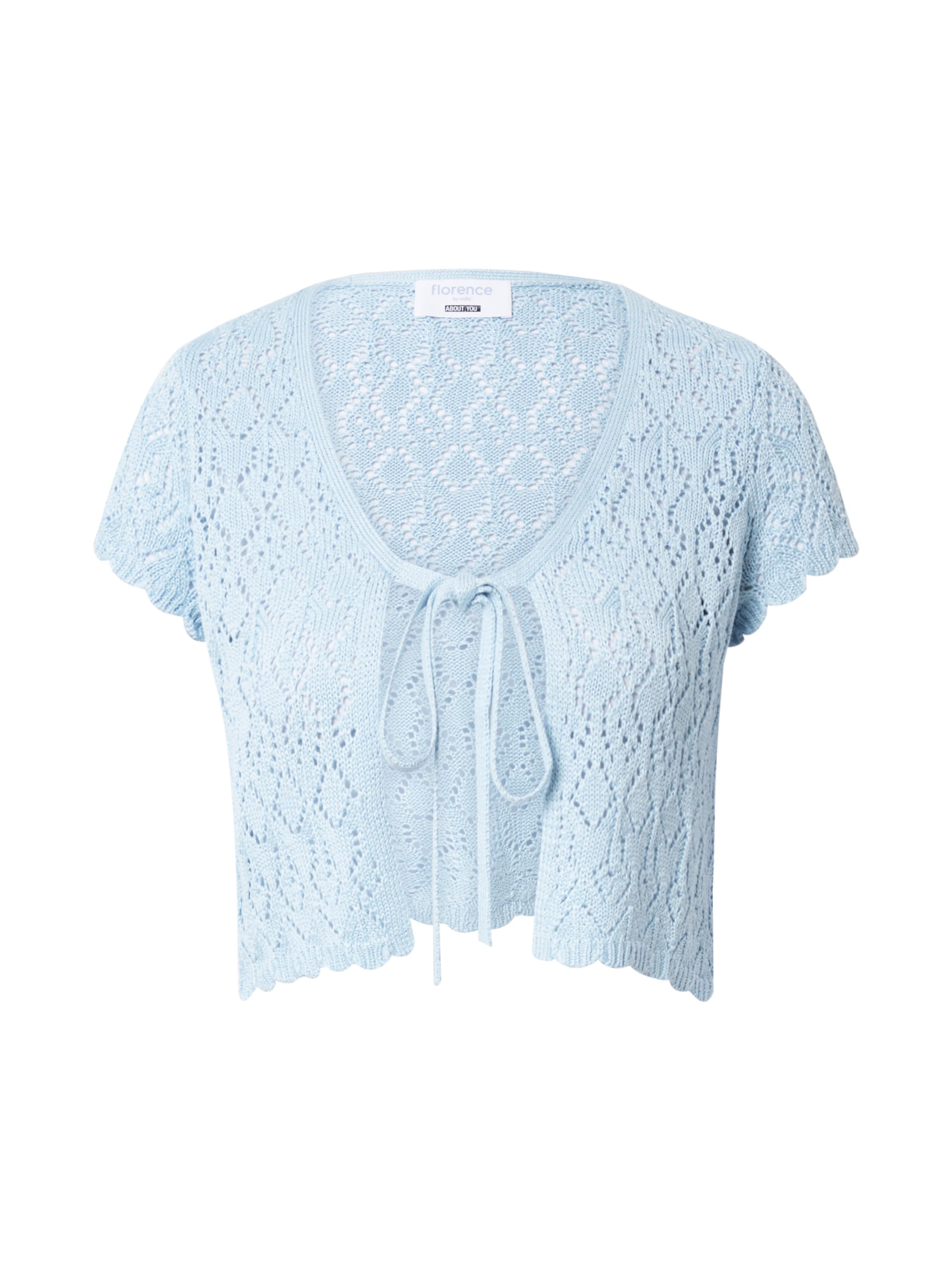 florence by mills exclusive for ABOUT YOU Bolero 'Sea Shell' | modra barva: sprednja stran