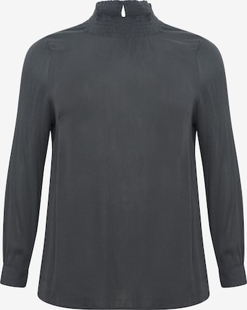 Chemisier 'KC Trudi' KAFFE CURVE en gris : devant