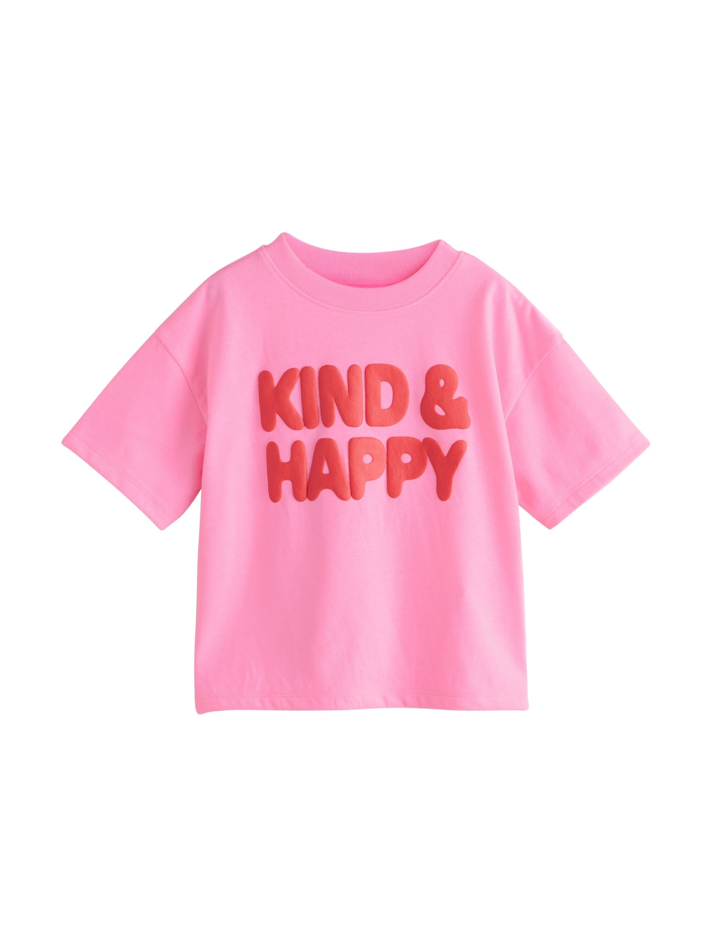 T-Shirt Next en rose : devant