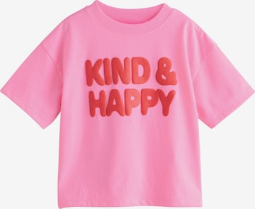 T-Shirt Next en rose : devant