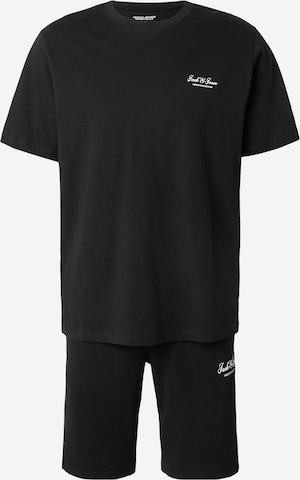 JACK & JONESJogging komplet 'JJEARCHIVE' - crna boja: prednji dio