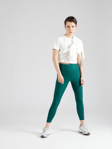 Girlfriend Collective Skinny Workout Pants in Green