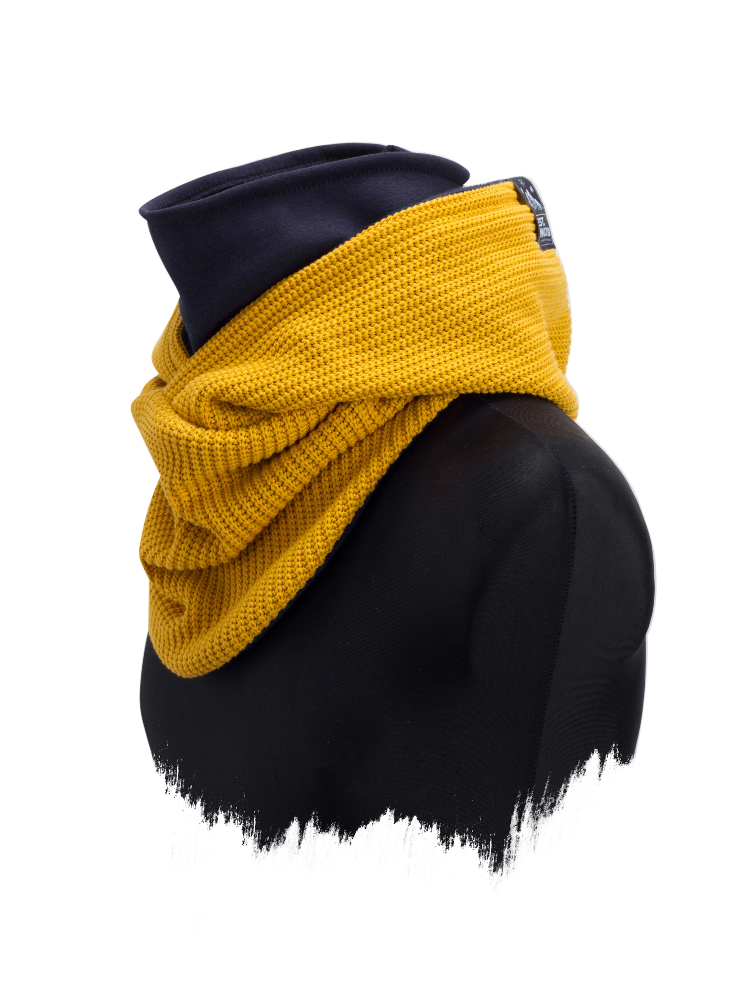 Manufaktur13 Schal 'Hooded Loop' in Gelb