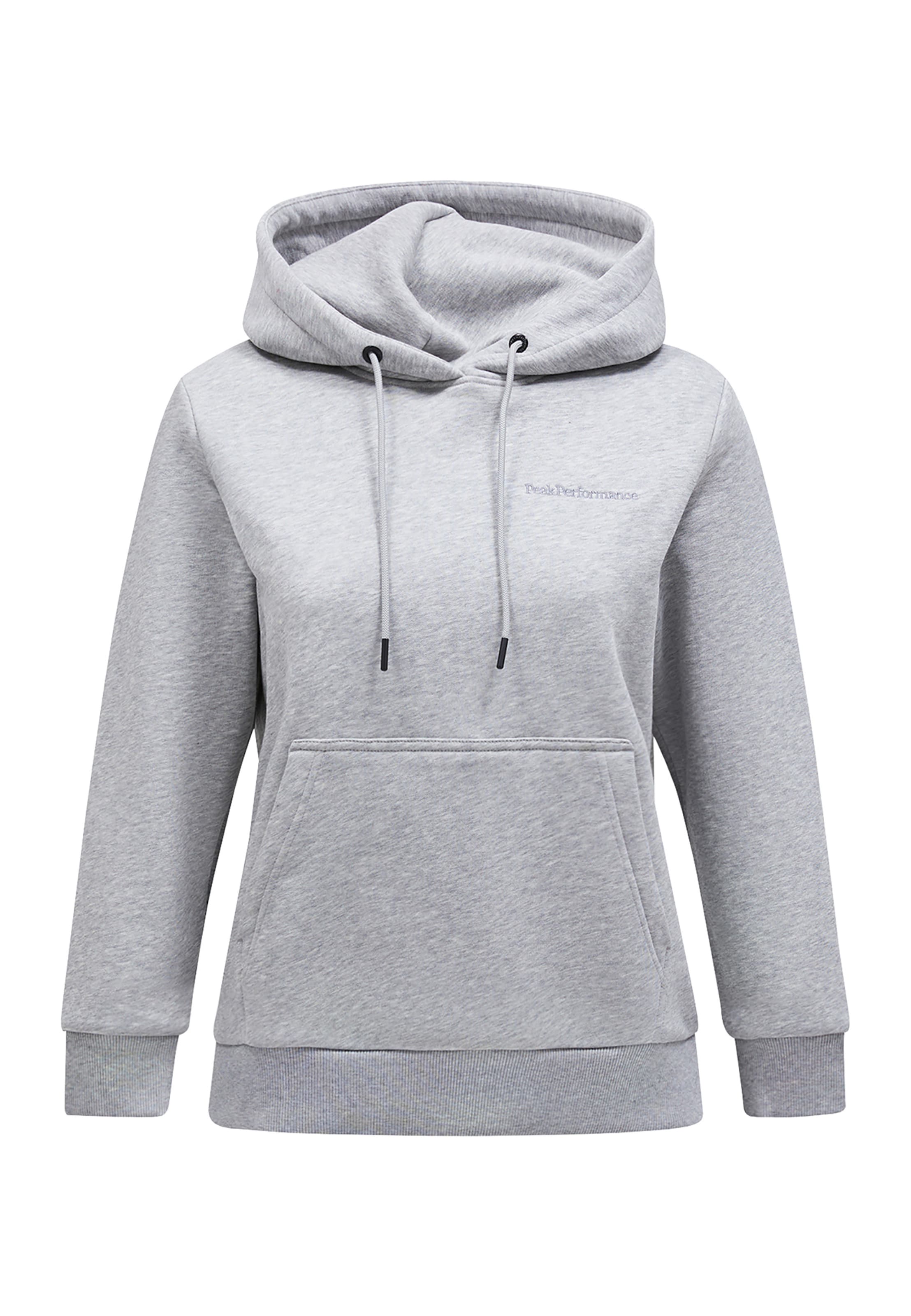 Sweat-shirt PEAK PERFORMANCE en gris : devant