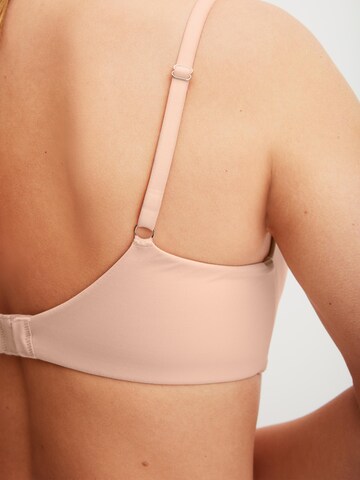 CALIDA Bralette Bra 'Sleek Skin' in Pink