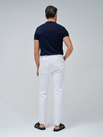 Salsa Jeans Slim fit Chino trousers 'Slim' in White