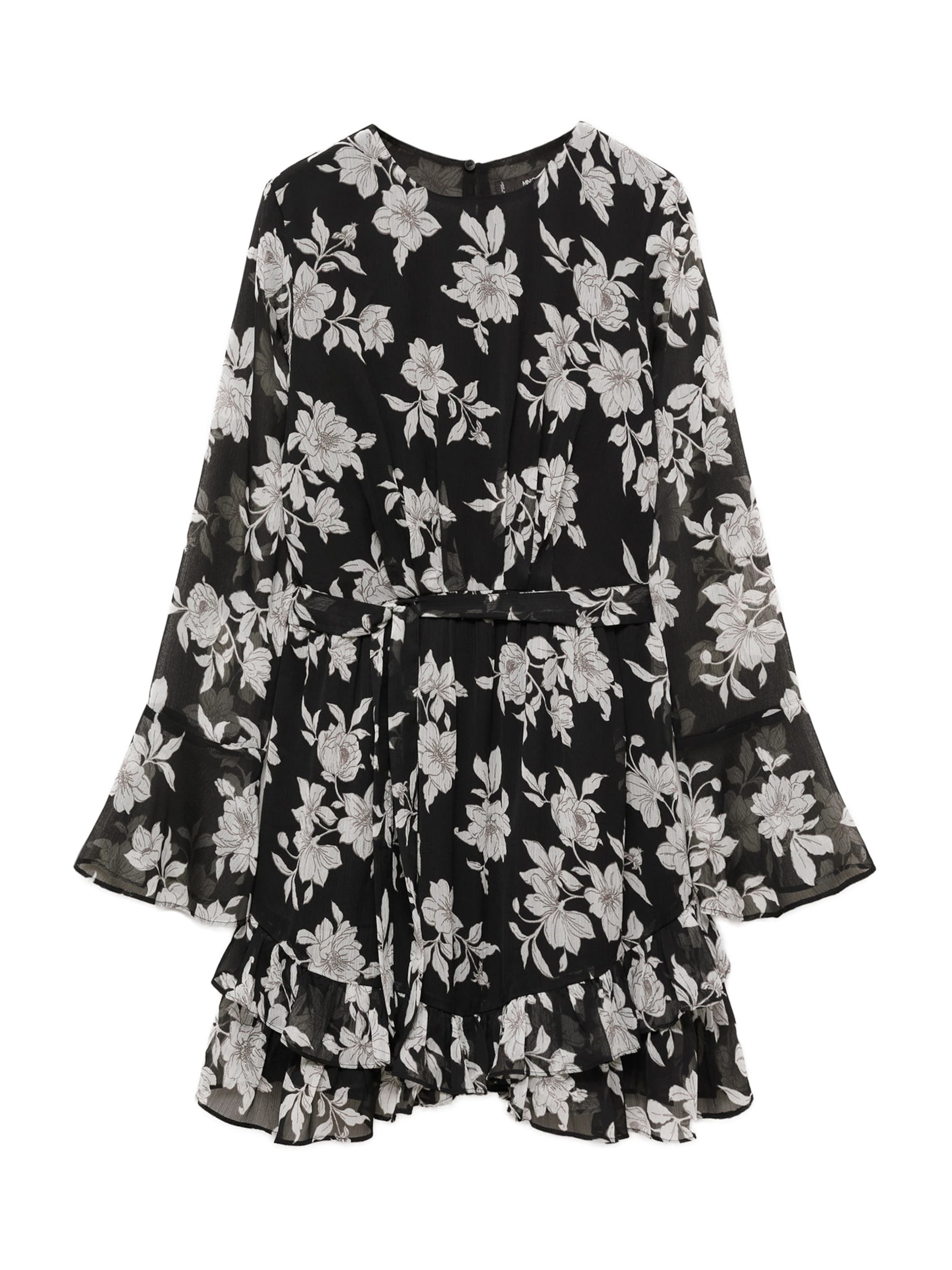 MANGO Klänning 'Swan' i svart: framsida