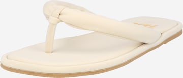 Xti T-Bar Sandals in White: front