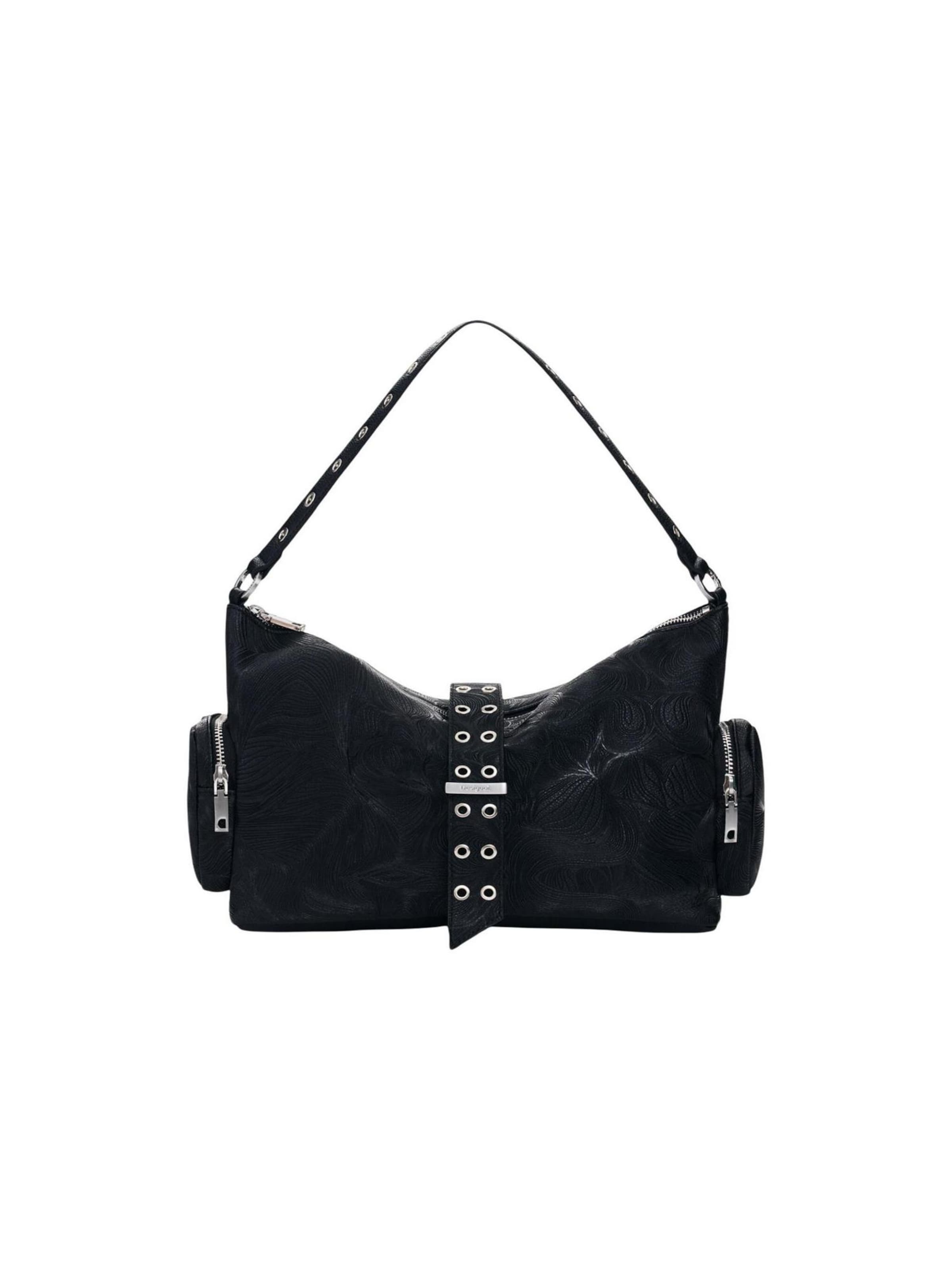 Borsa a spalla 'MOONSTONE BANABA 26SAXP79' di Desigual in nero: frontale