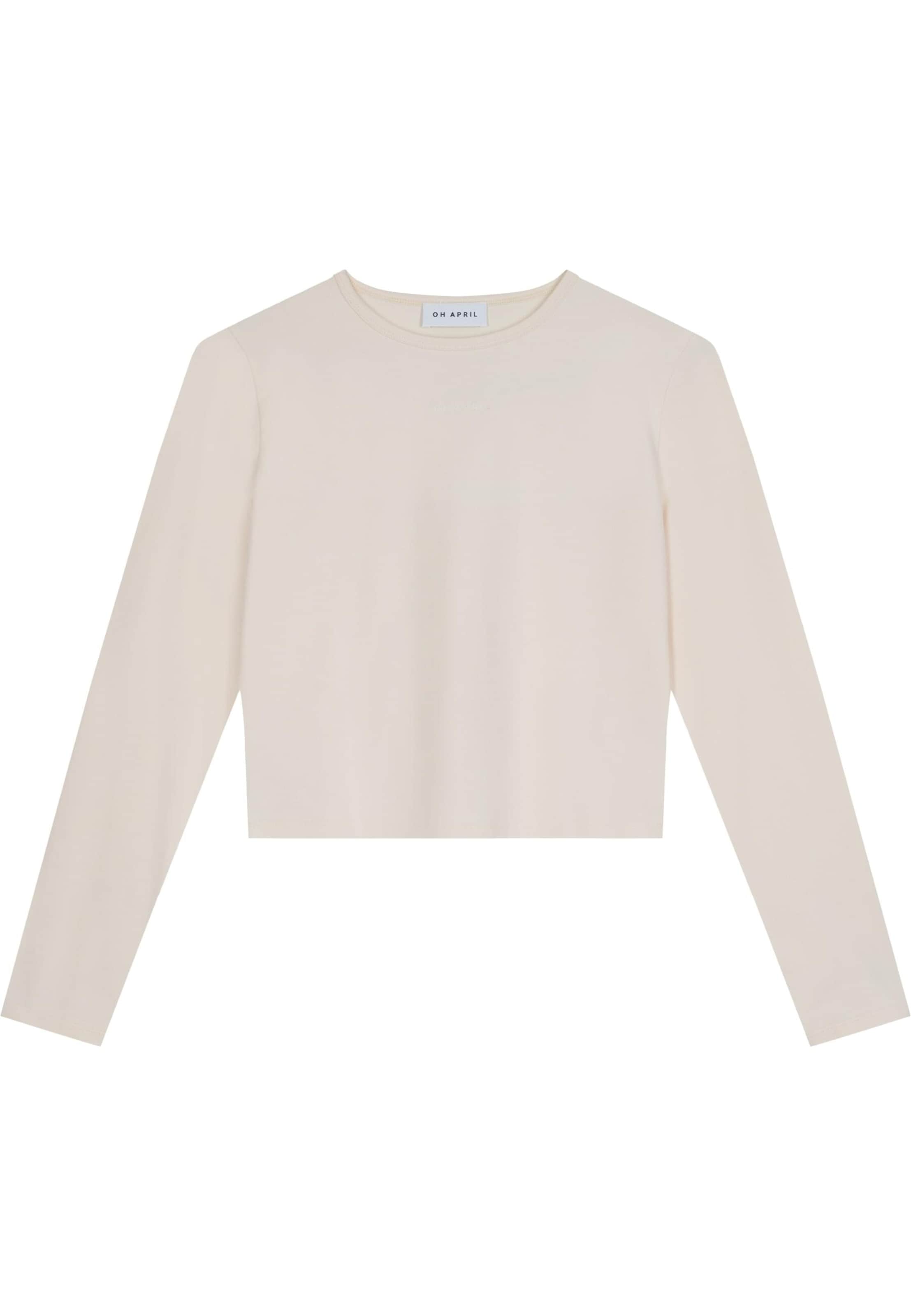 OH APRIL Majica 'Ica' | bež barva: sprednja stran