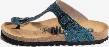 Tongs 'Mercure' Bayton en bleu : devant