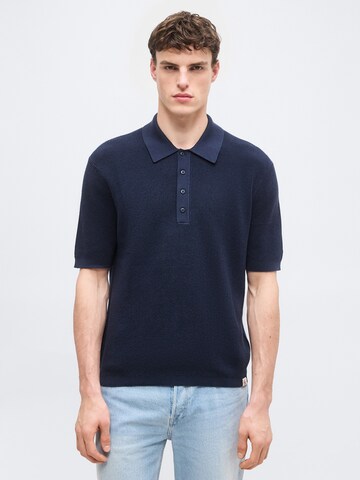 Calvin Klein Jeans Tričko – modrá: přední strana