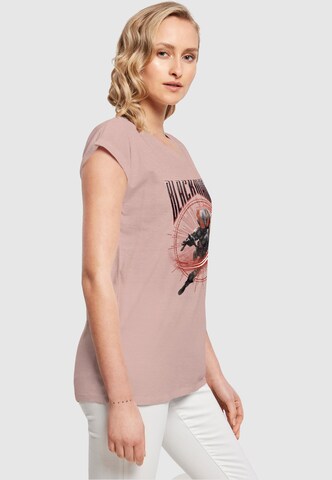 ABSOLUTE CULT T-Shirt 'Aquaman - Manta Circle' in Pink