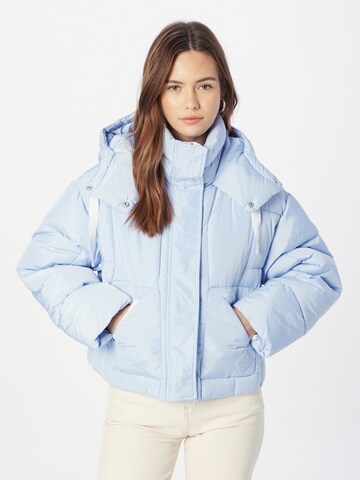 River Island Winter jacket in Blue: front