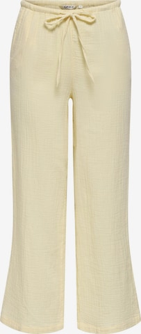 Pantalon 'ONLThyra' ONLY en jaune : devant