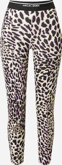 Marc Cain Leggings i limone / lavendel / svart / vit, Produktvy