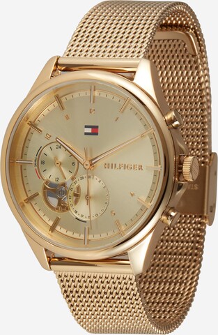 TOMMY HILFIGER Analog watch in Gold: front