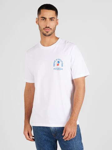 JACK & JONES T-Shirt 'MILLO' in Weiß: predná strana