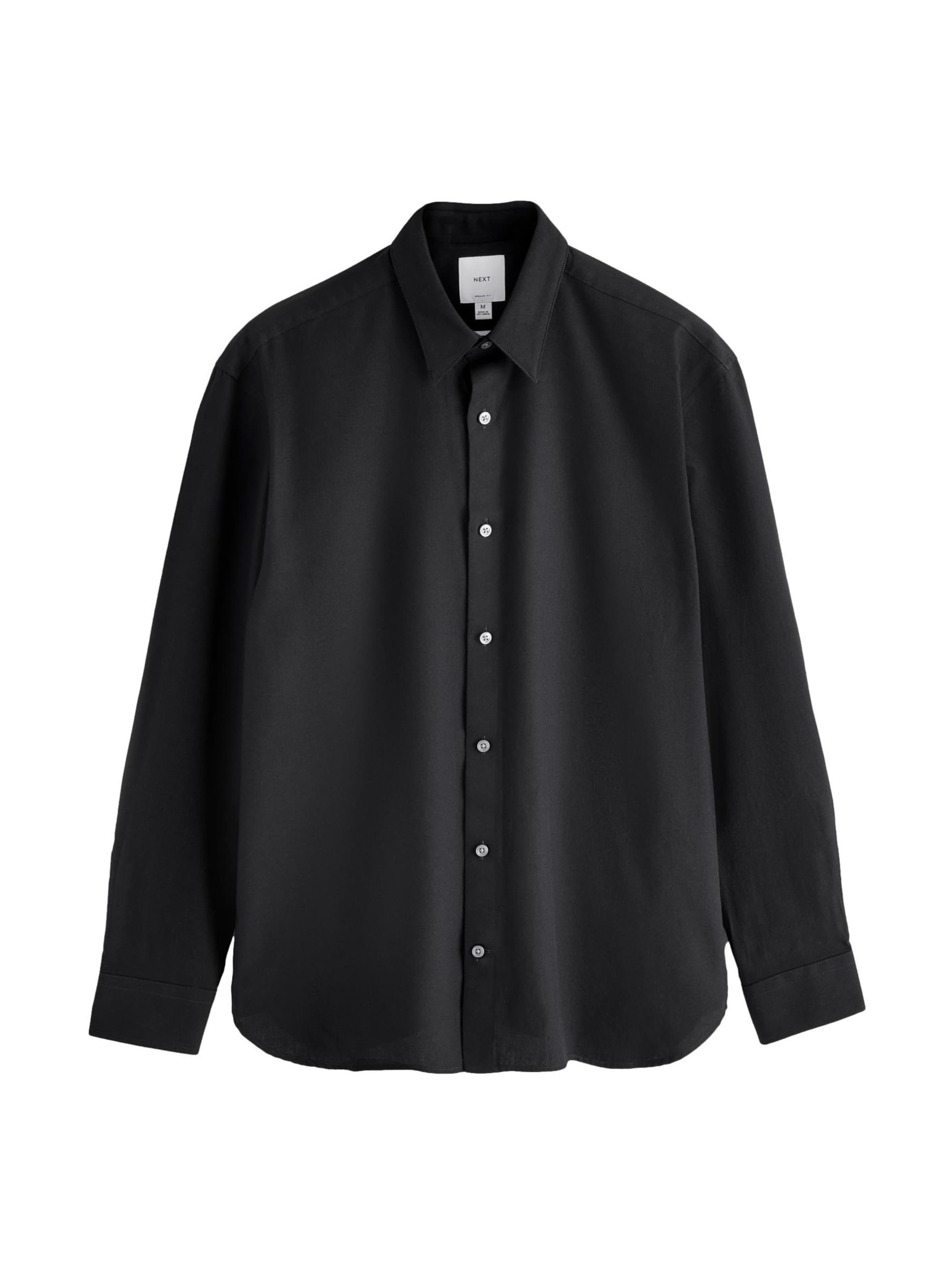 Camicia 'Smart' di Next in nero: frontale