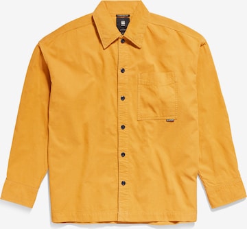 G-Star RAW Regular fit Button Up Shirt in Yellow: front