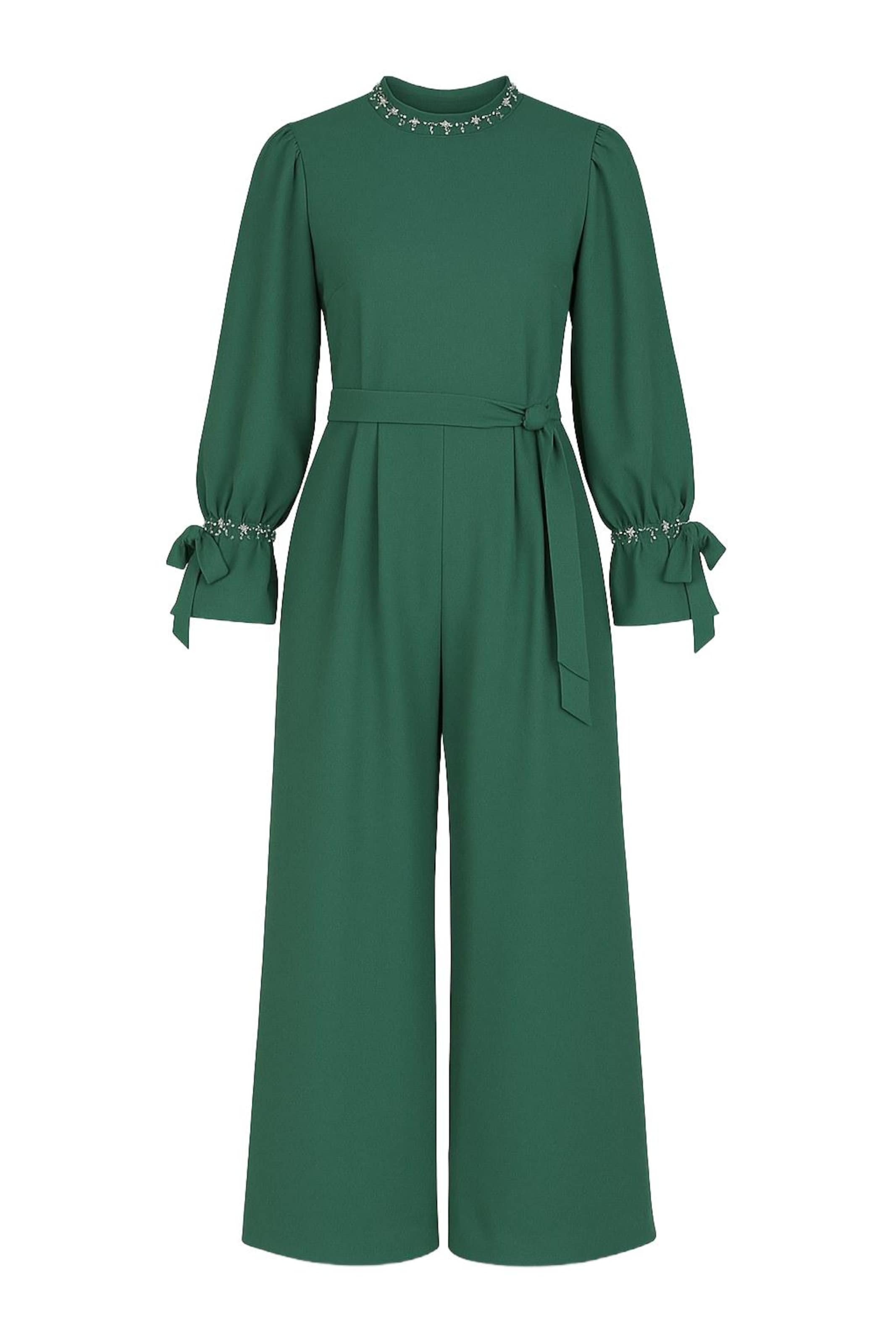 MODAMIHRAM Jumpsuit in Groen: voorkant
