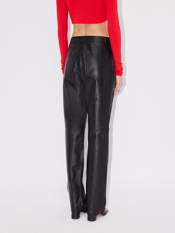 LeGer Premium Loose fit Trousers 'Ellen' in Black: back