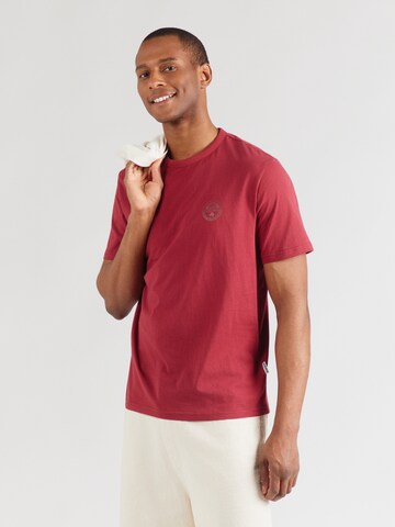 NAPAPIJRI Póló 'SENDIL' - piros: elől