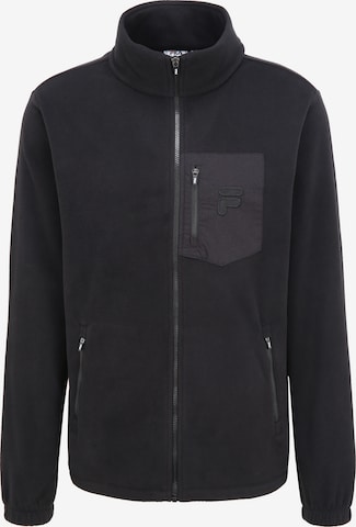 FILA Fleece Jacket 'Men Paxton' in Black: front