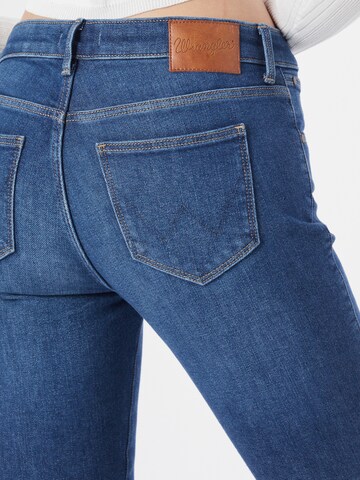 WRANGLER Bootcut Jeans in Blauw