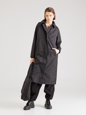 Manteau fonctionnel 'Coatby' Derbe en noir : devant