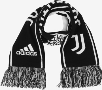 ADIDAS SPORTSWEAR Sports Scarf 'Juventus Turin' in Black: front