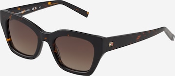 TOMMY HILFIGER - Óculos de sol em castanho: frente