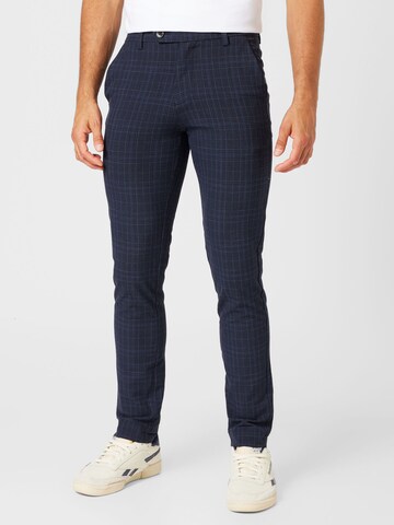 JACK & JONES Slimfit Chinobyxa 'Marco Connor' i svart: framsida