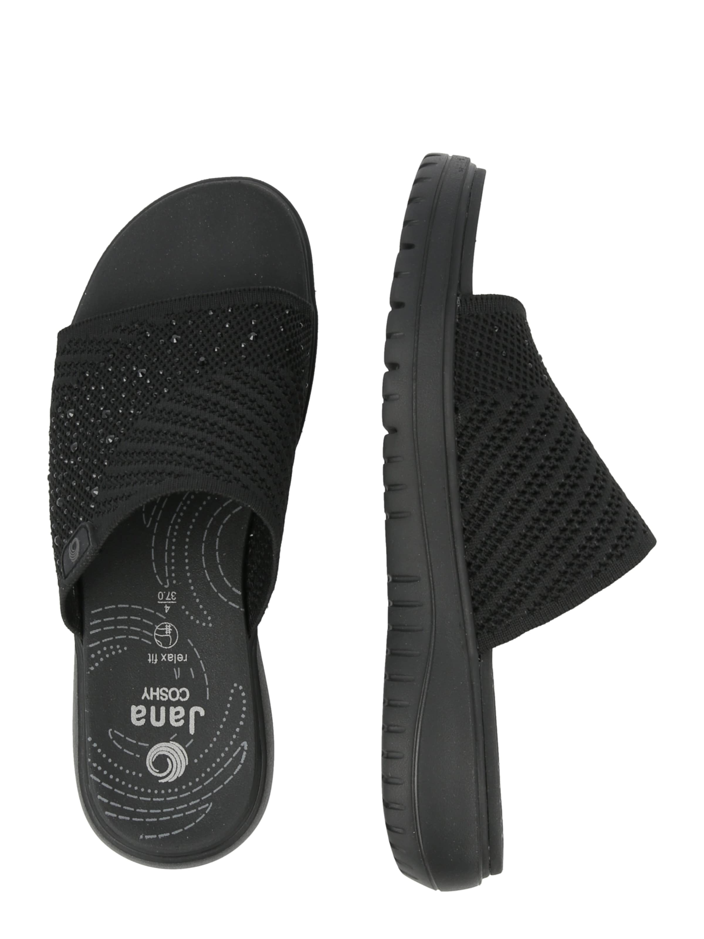 JANA - Zapatos abiertos 'Coshy' en negro