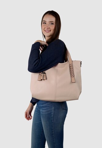 HARPA Shoulder Bag 'ELESA' in Pink: front