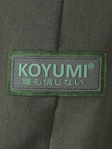 Koyumi Regular Workout Pants 'Panther Loon' in Green