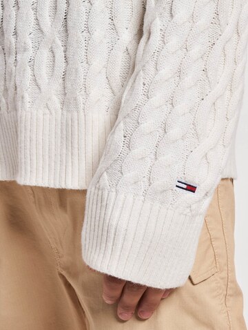 Tommy Jeans Sweater 'Collegiate' in Beige