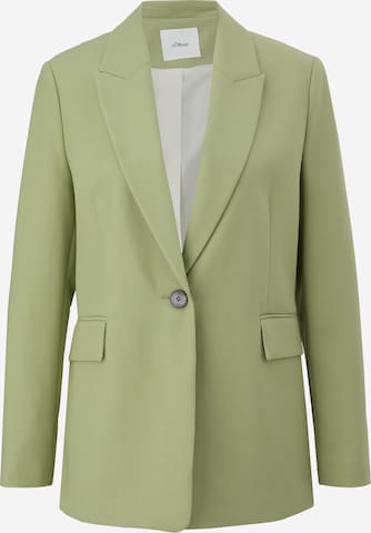 s.Oliver BLACK LABEL Blazer in Grün: predná strana