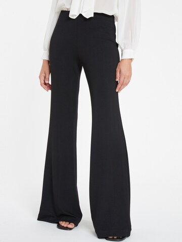Ana Alcazar Boot cut Trousers 'Segala' in Black: front