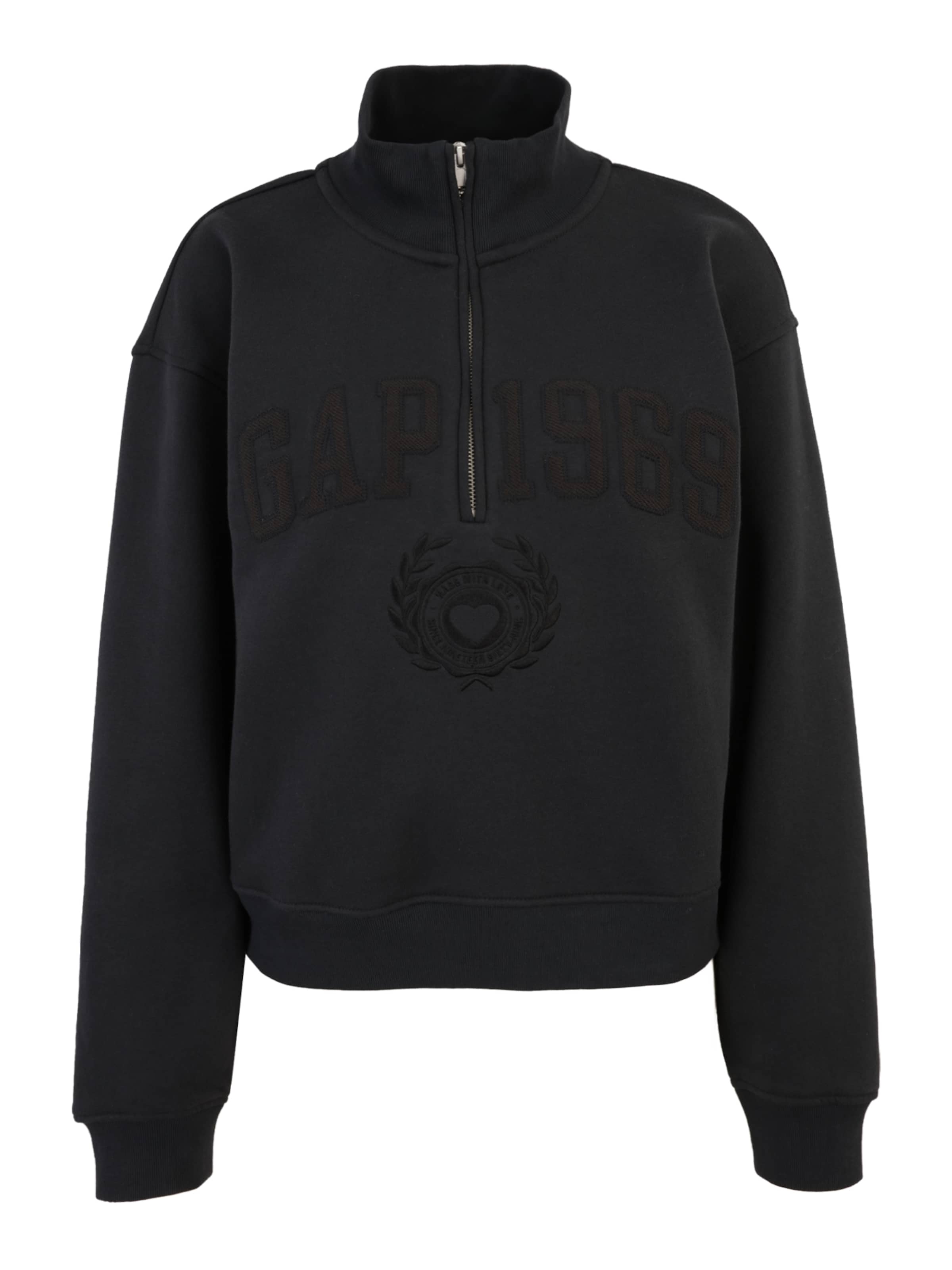 Gap Tall Свитшот в Черный: спереди