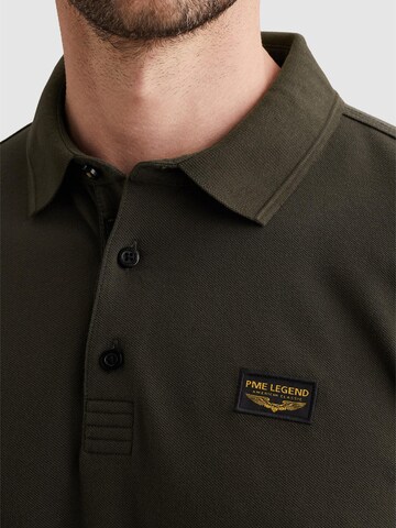 Pull-over 'American Classic polo with long sleeves' PME Legend en vert