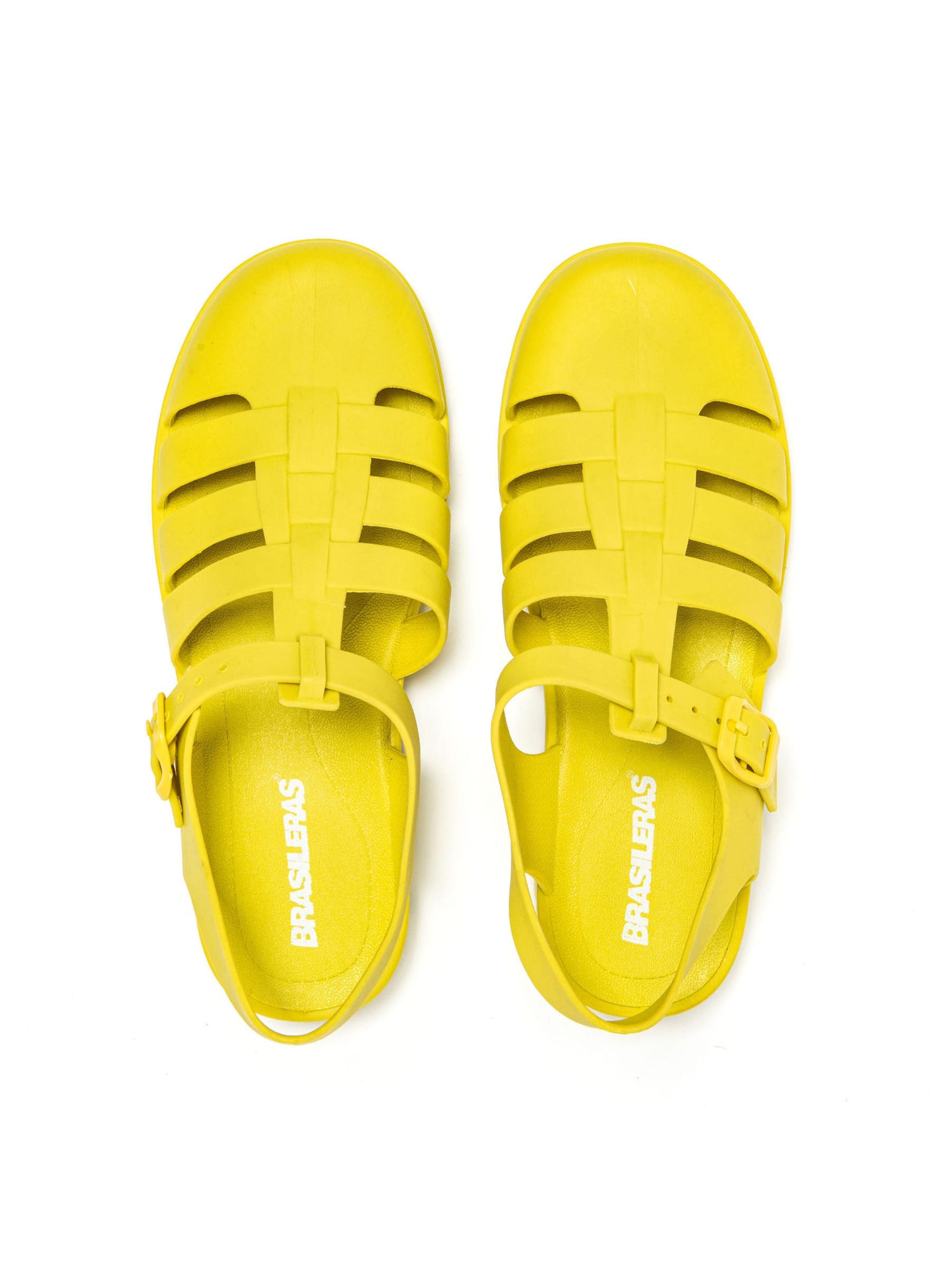 Brasileras - Sandalias 'Skipy' en amarillo